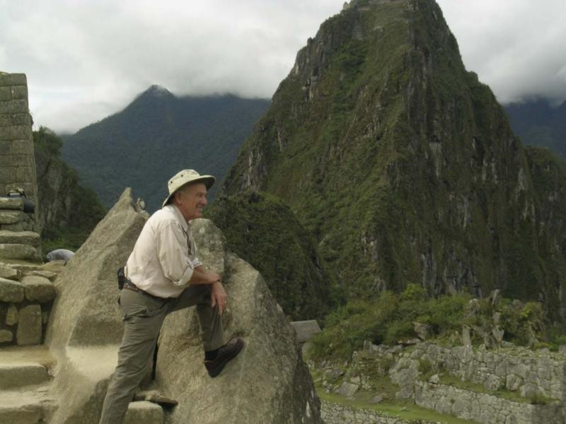 Marty in  Machu Pichu - Machu Pichu ©2003 Martin Oretsky